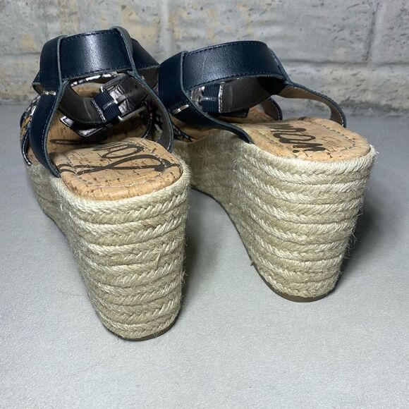 NWOB MSRP $130 Sam Edelman Destin Espadrille Wedge Sandal Women's Size 10 - Picture 6 of 8